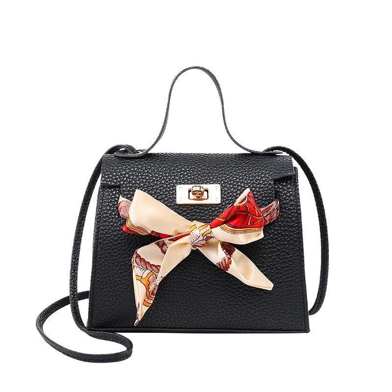 Сумка через плечо 2019 женская сумка из искусственной кожи тоут с бантом новая