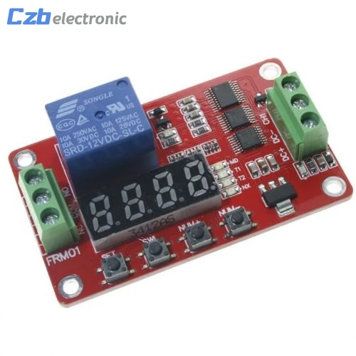 Многофункциональное самоблокирующееся реле 12 В постоянного тока PLC задержка