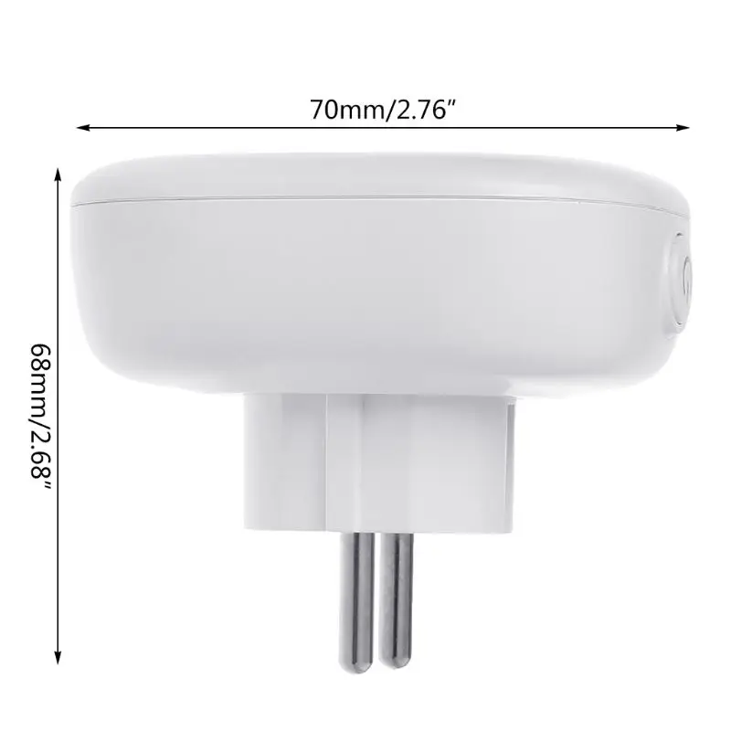 

Smart Plug WiFi Remote Control EU Socket Timer USB Port No Hub Energy Saving Use