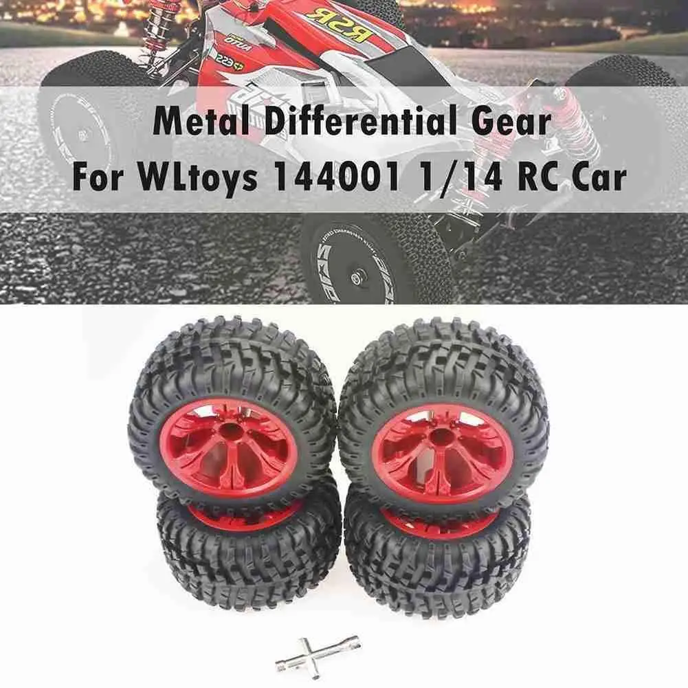 

1set Remote Control Car 144001 Modified Accessories Tire Hub Car Toy 12427 RC Accessories 124018 F1U2