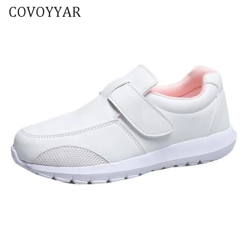 COVOYYAR 2021 белого цвета женская обувь На платформе Модная спортивная на весну