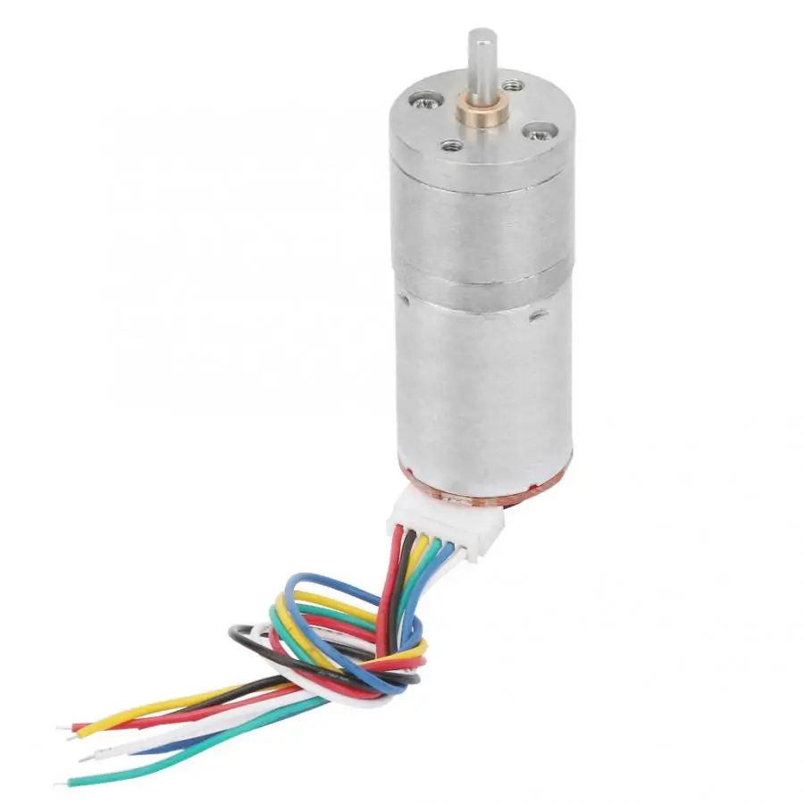 DC 12V энкодер мотор-редуктор для снижения скорости двигателя робота RC автомобиля