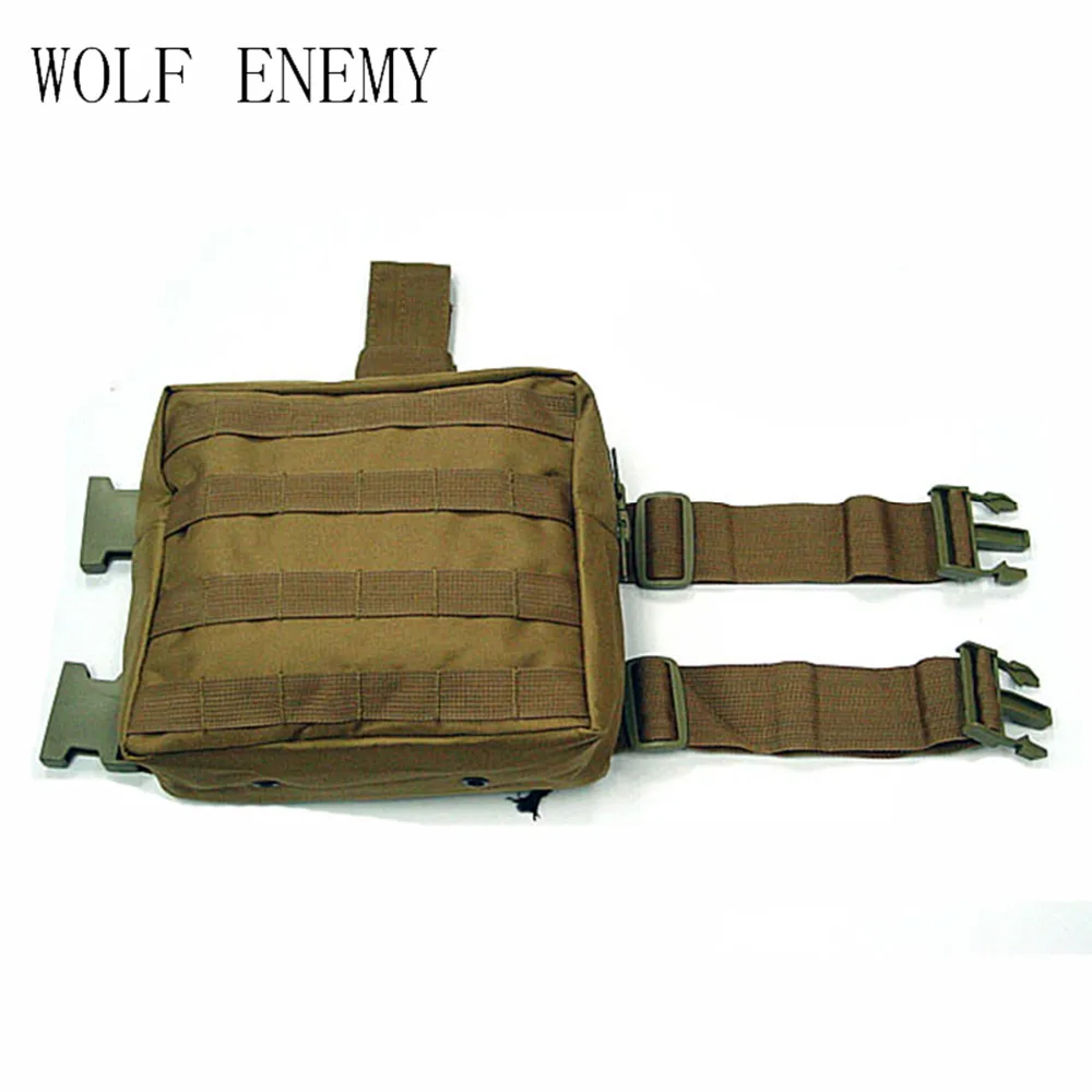 Тактические Milirary Molle Drop Leg панель Утилита поясная сумка|Сумки для охоты| |
