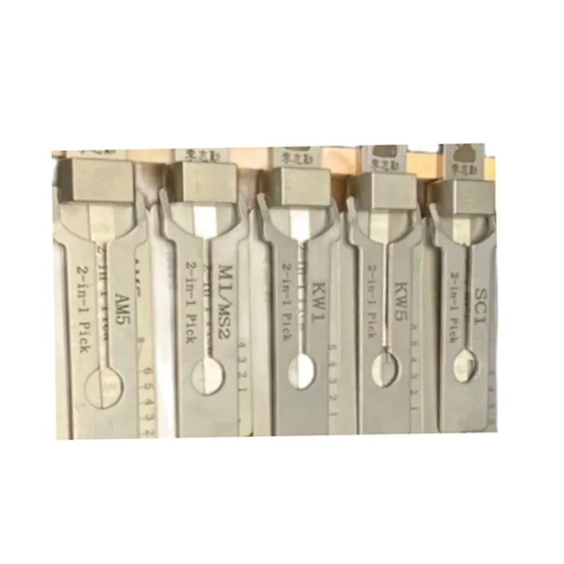 Гражданский инструмент 4 шт./лот оригинальный Lishi 2 в 1 KW1 KW5 SC1 SC4 наборе инструменты