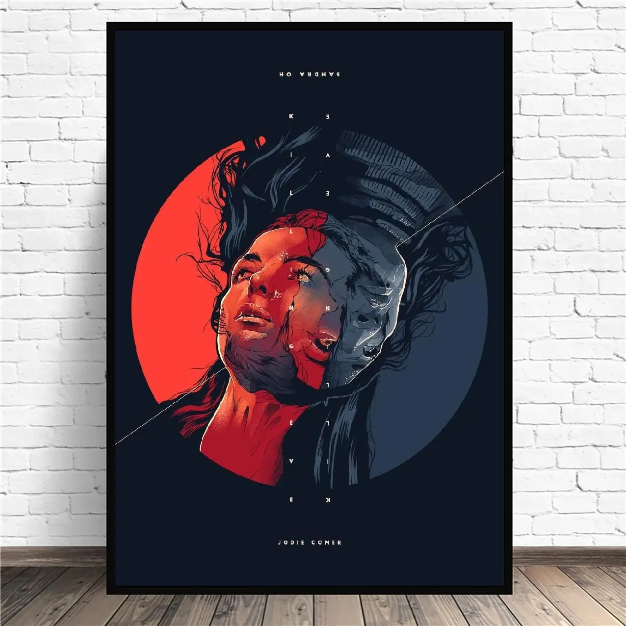 

Убийства Еву из плотной ткани настенные Арт-Принт по фильму современный плакат Настенная картина Декор в гостиную