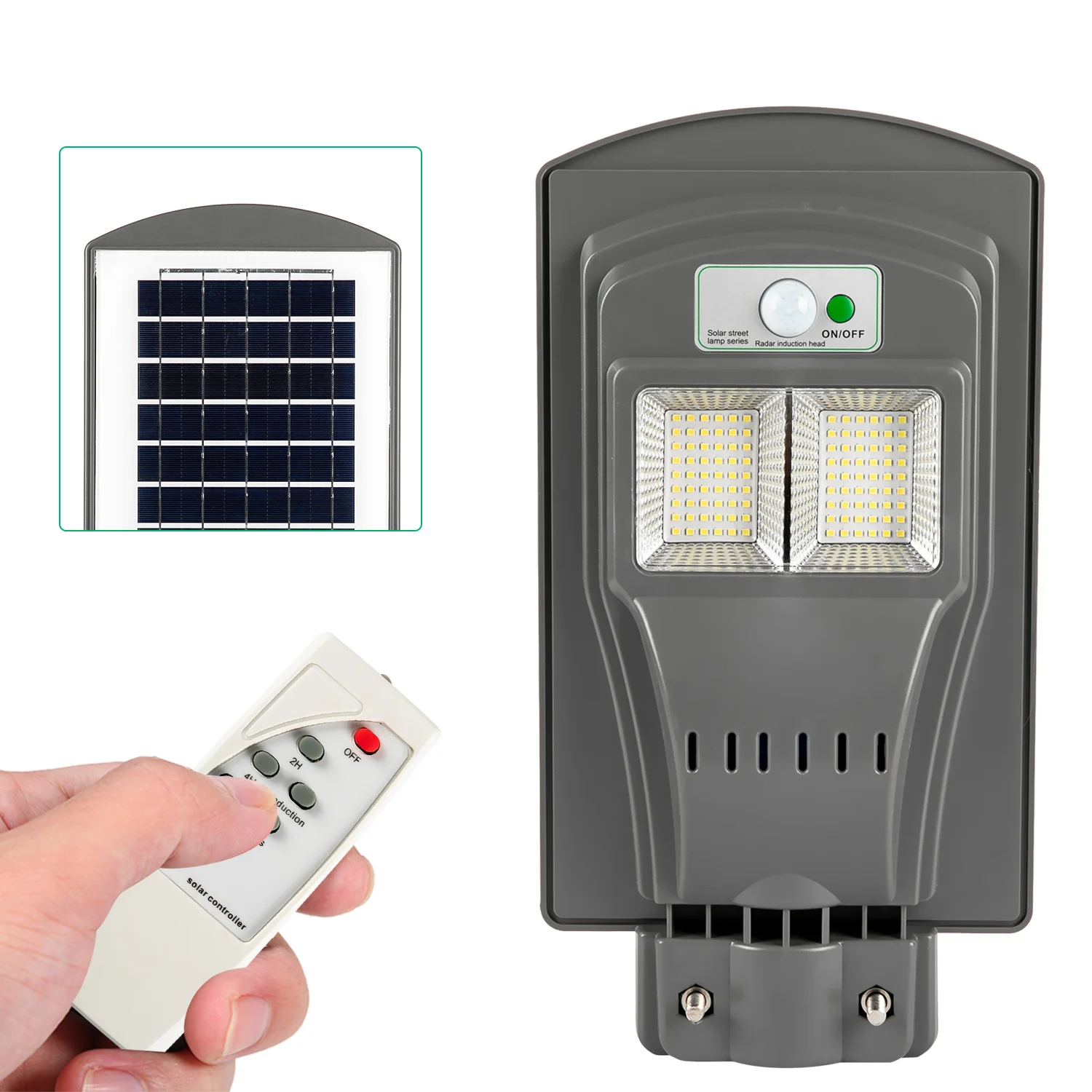 

30W/60/90W LED Wall Lamp IP65 Waterproof Outdoor Solar Street Light Radar PIR Motion Sensor for Garden Yard Street Flood Lamp