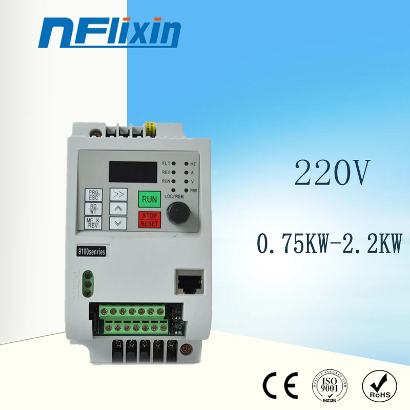 ЧПУ шпиндель мотора контроль скорости 220v 1.5 кВт/2.2kw VFD частотно регулируемый