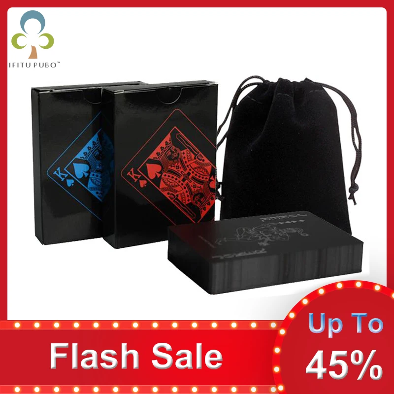 Карты для покера из ПВХ Водонепроницаемый Техасский Холдем игральные карты