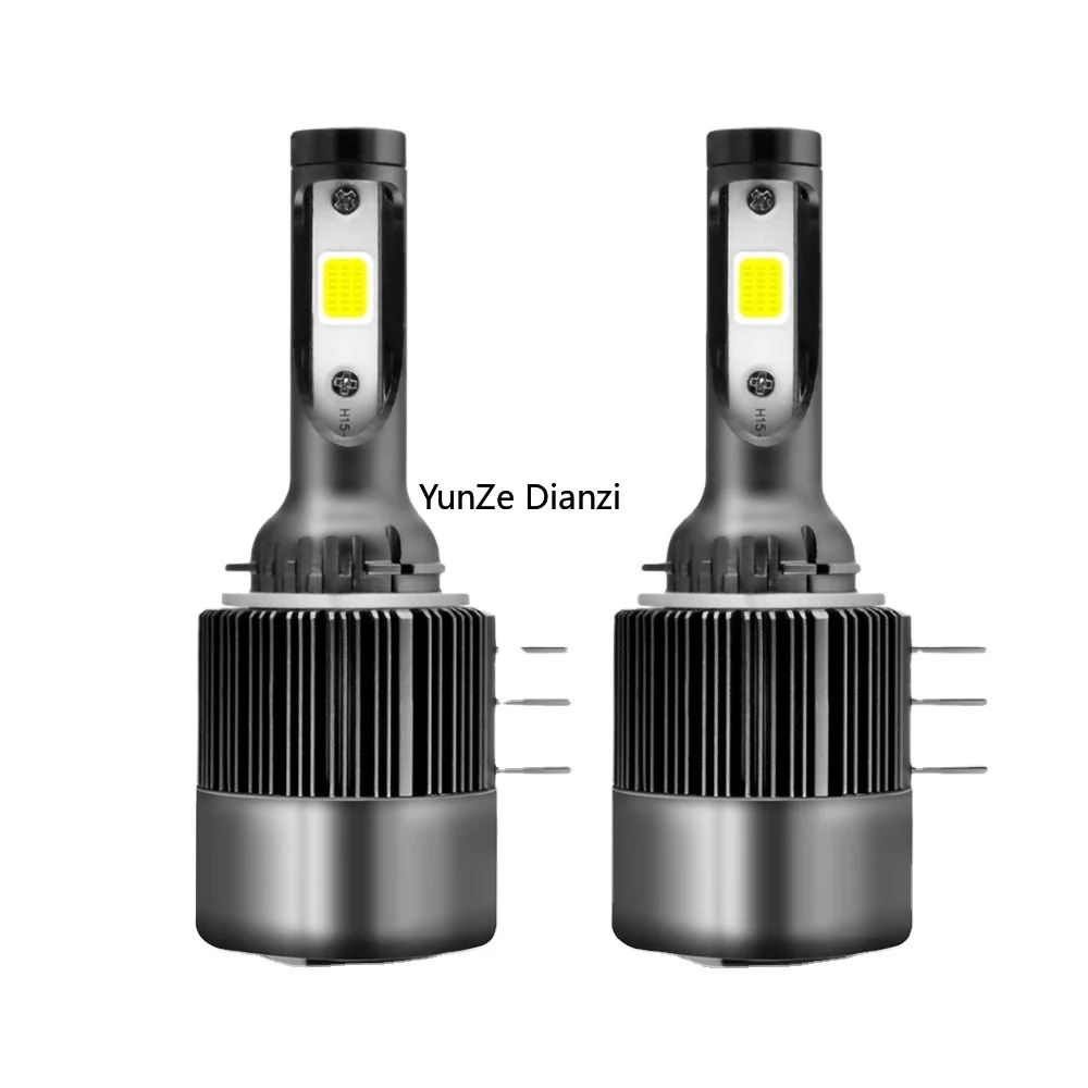 

H15 LED Car Lights COB CSP LED Chips Auto Lamps Canbus H15 LED Headlight Bulb