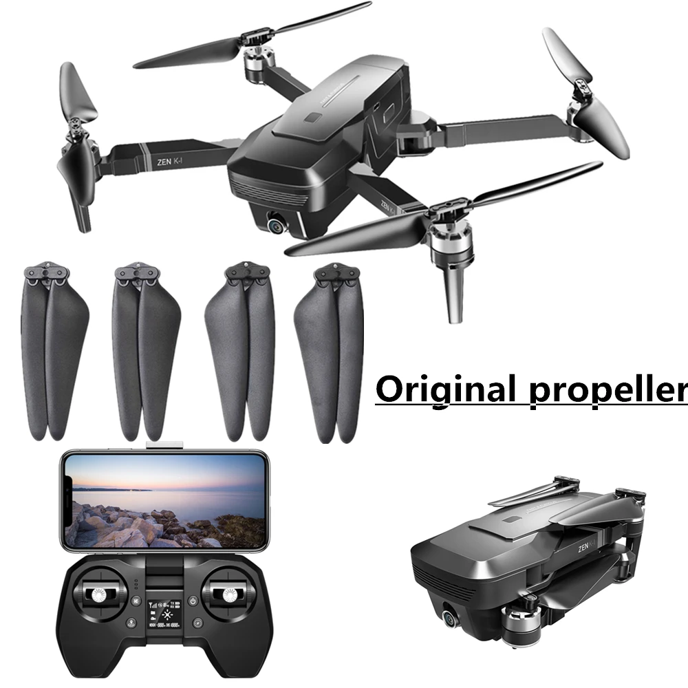 Оригинальный Пропеллер для радиоуправляемого дрона ZEN K1 квадрокоптера Запасная
