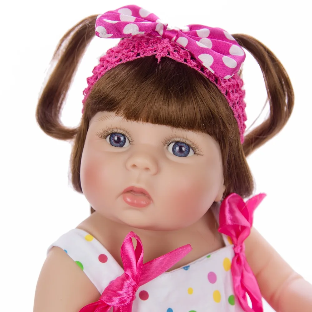 57 см детская кукла игрушка силиконовая для тела Reborn подарок красивая девочка