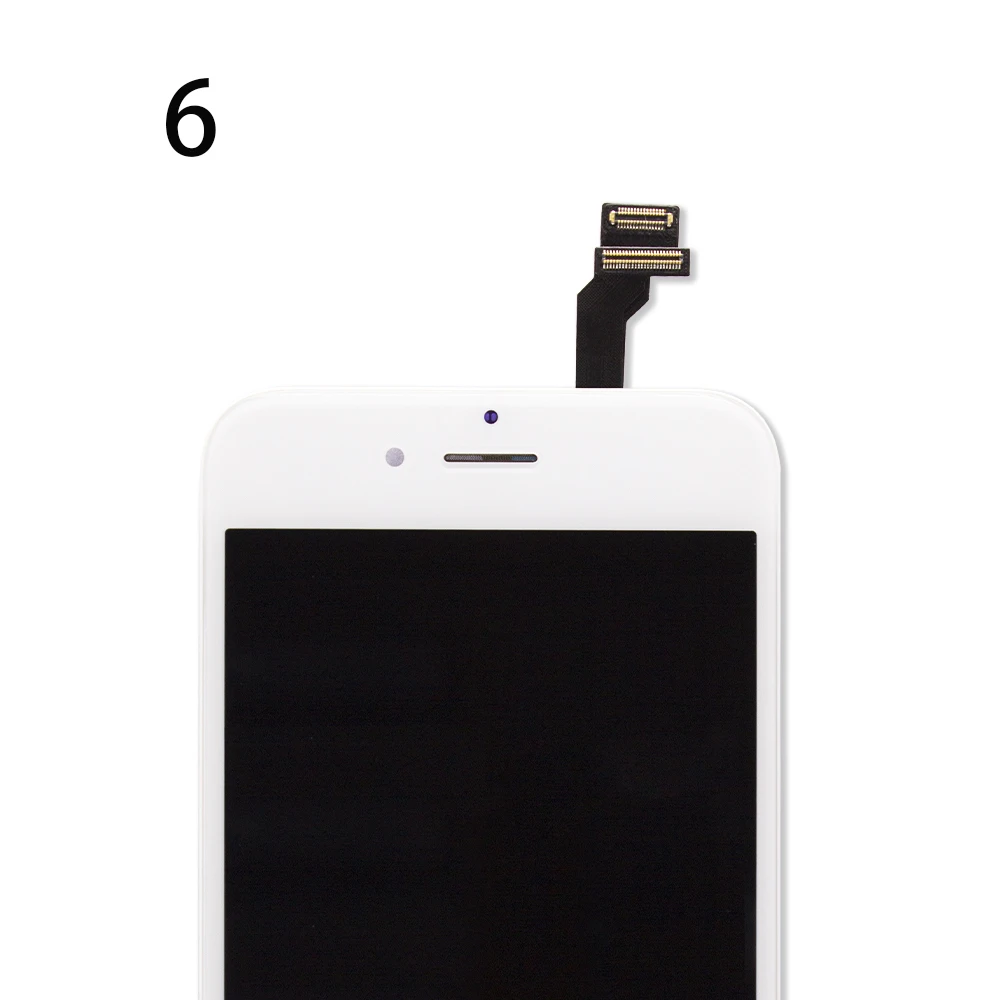Черный/белый класс AAA+ ЖК-дисплей для iPhone 5 5S 6 6 S 7 3D сенсорный дигитайзер сборка экрана Ecran Замена+ закаленное стекло