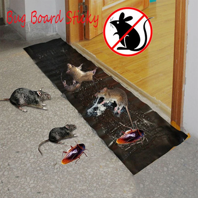 1pc 120*28CM Mouse Board Sticky Strong Adhesive Rat Bug Glue Mice Catcher Trap Non-toxic Pest Control Reject Killer | Дом и сад