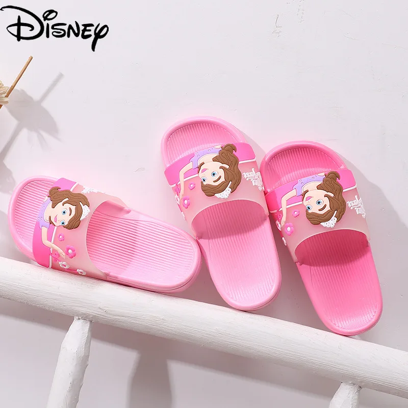 

Original Disney Non-slip Girls Indoor and Outdoor Wear Parent-child Slippers Princess Sophia Baby Slippers