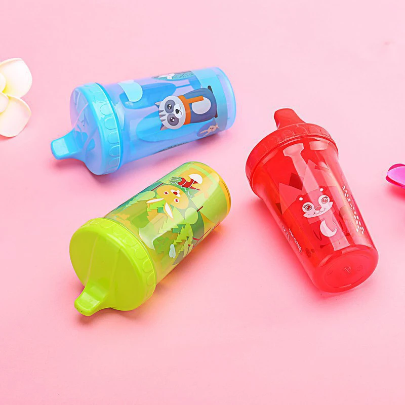 

Милая портативная герметичная прямая стандартная чашка для детского обучения питьевой чашка для обучения ребенку Питьевая чашка 300 мл