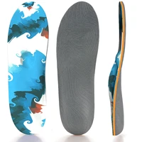 high stretch cotton orthopedic insole shock absorption and breathable with creative design cover