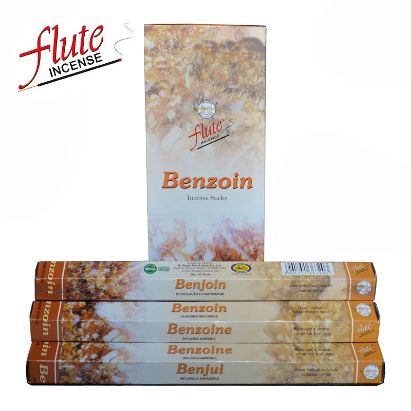 Benzoin Флейта 120 палочки/коробка мульти-стиль индийский Ладан палочки Арома палочки окружающей среды ароматизатор цветной дым шалфея палочки - Аромат: Benzoin