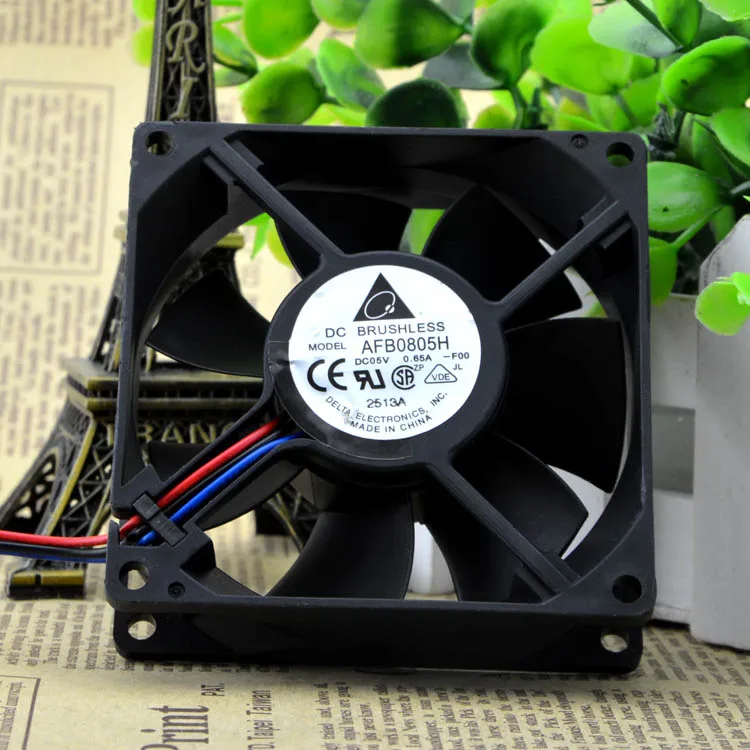 

Brand new original 8cm computer case/power supply fan 5V 0.65A AFB0805H-FOO speed measurement