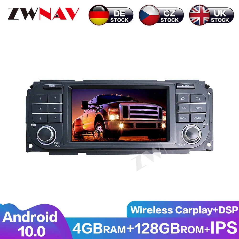 

4G + 128G Carplay Android 10,0 экран Автомобильный DSP IPS DVD-плеер для Jeep универсальный GPS автомобильное радио аудио стерео головное устройство