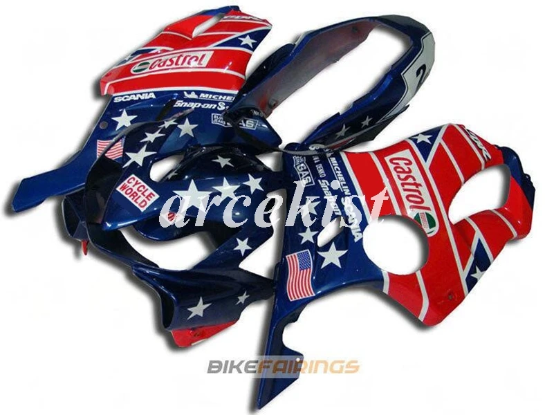 

New ABS Motorcycle Fairings kit Fit for Honda CBR600 F4i CBR 600 FS 2004 2005 2006 2007 04 05 06 07 Bodywork set red blue