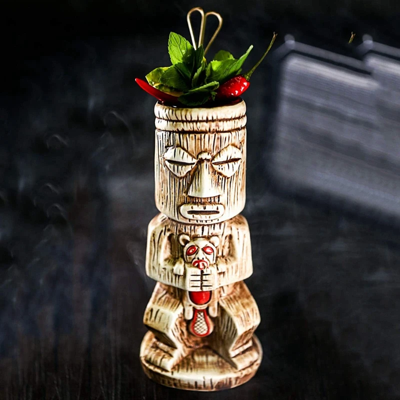 Креативная Гавайская Коктейльная чашка для бара рыцаря индивидуальная тотем