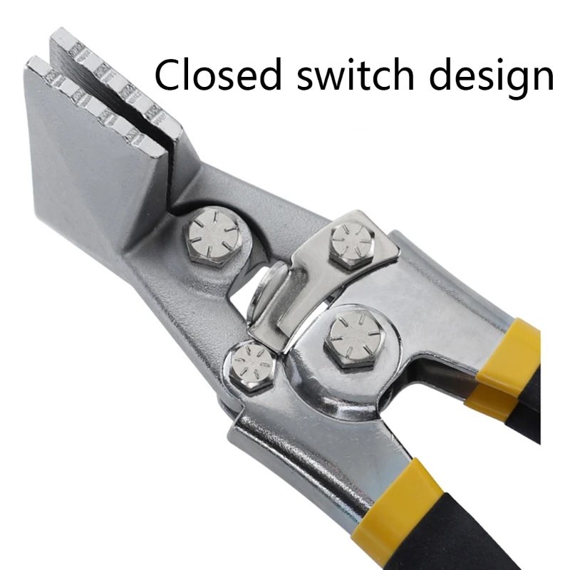 

Sheet Metal Bending Pliers Hand Seamer Wide Jaw Straight 80mm/Elbow 80mm/Straight 150mm Tools for Welding Clamps