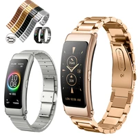 stainless steel watch band for huawei talkband b6 b3 talk band b6 strap watchband metal bracelet wristband with tool