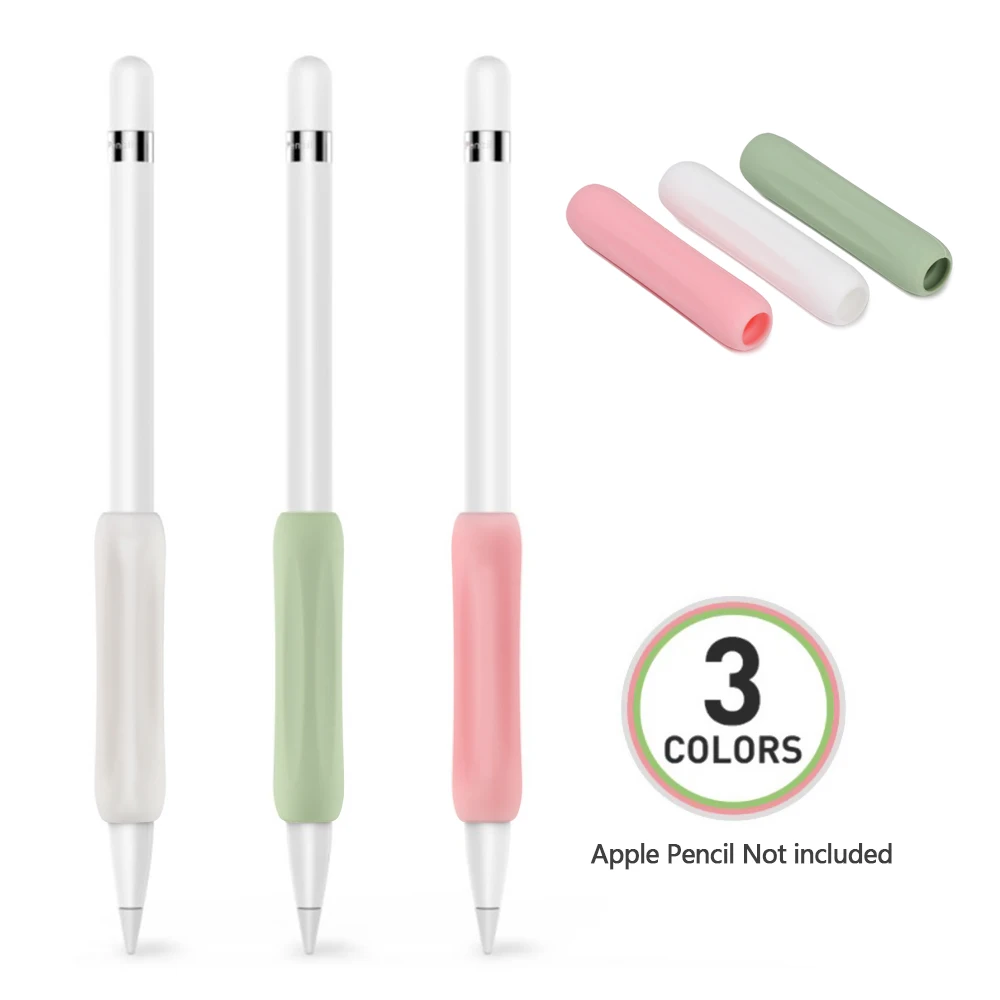 Силиконовый чехол для Apple Pencil 1 2 3 шт. защитный с защитой от царапин сенсорного
