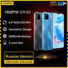 Смартфон realme C11, 2021 дюйма, 2 + 32464 ГБ, 6,5 мАч
