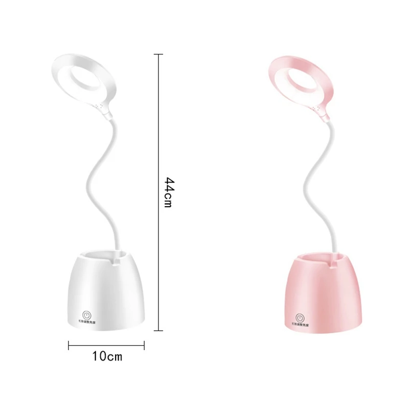 

Desk Lamp - 3 in 1 Multi-Function Study Reading LED Desk Lamp with Pen Holder & Phone Stand for Bedroom, Office