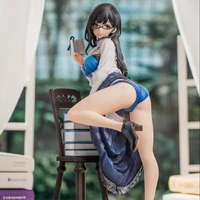 27cm book girl akemi mikoto complete figure the literary type 17 native action figure adult collection model doll toys gift