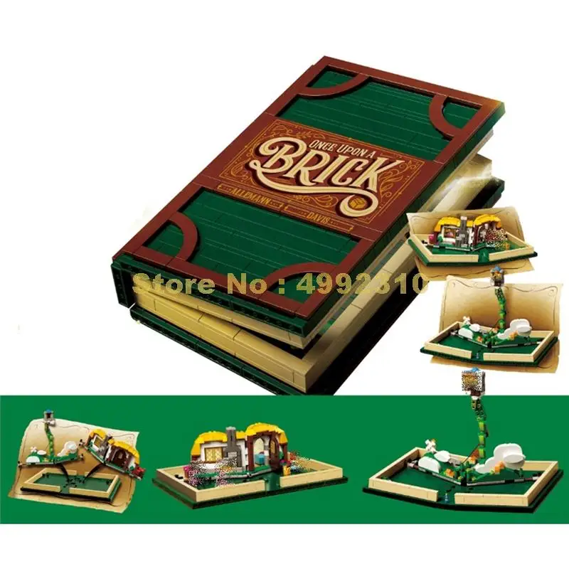 Sy1248 859 шт. idea series pop-up book 3+ фигурки строительные блоки 21315 Кирпичи Игрушки
