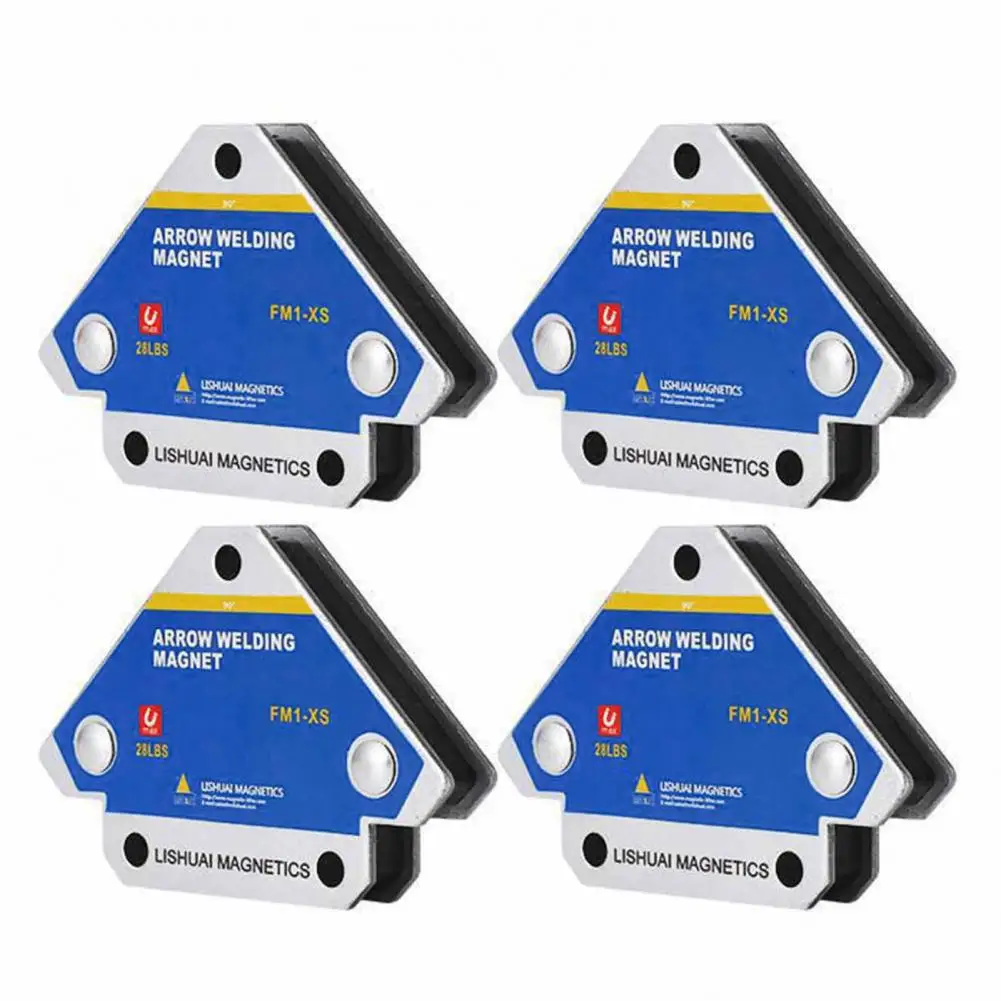 

4Pcs FM1-XS Welding Locator 45/90/135 Degree Welding Magnet Holder Arrow Positioner Fixture Ferrite Auxiliary Locator Tools