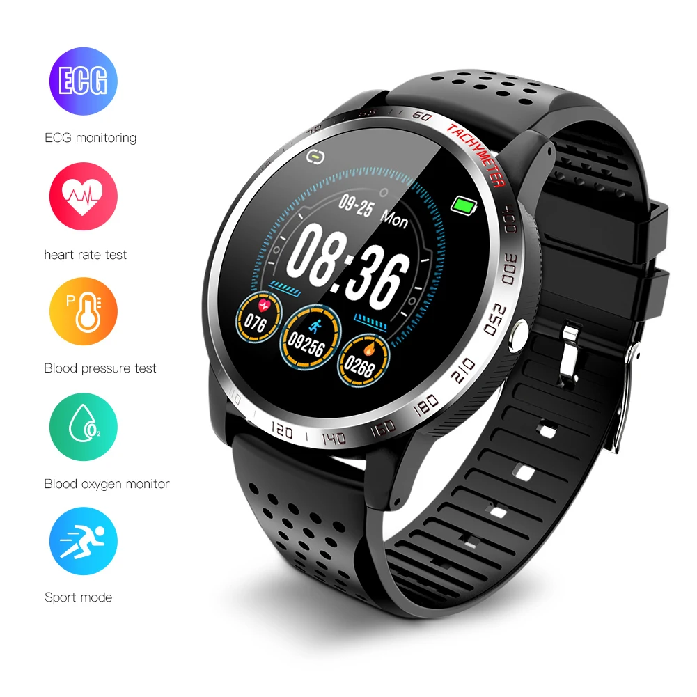 

Byscoop Waterproof Heart Rate Sleep Monitor ECG detection Motion Tracking For iOS Android Multi-Lingual Men Woman Smart Watch