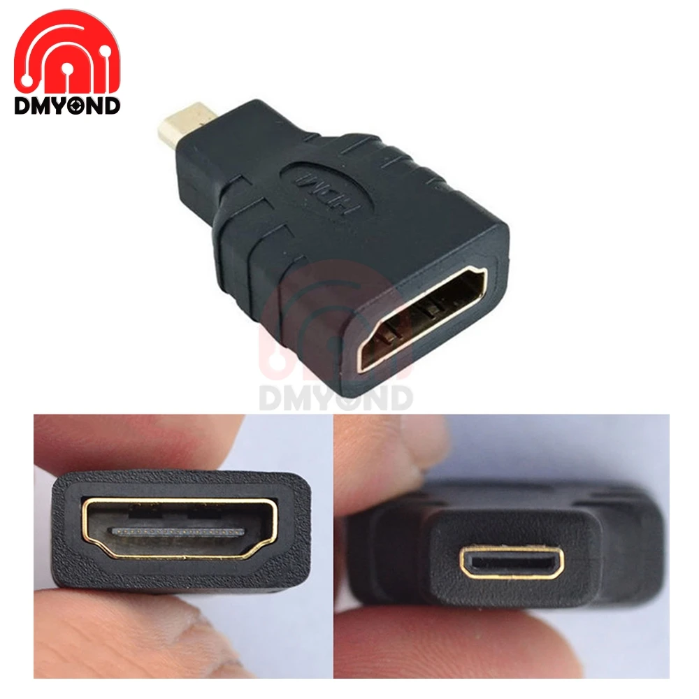 Преобразователь HDMI в Micro позолоченный удлинитель HD для видео ТВ|Соединители| |