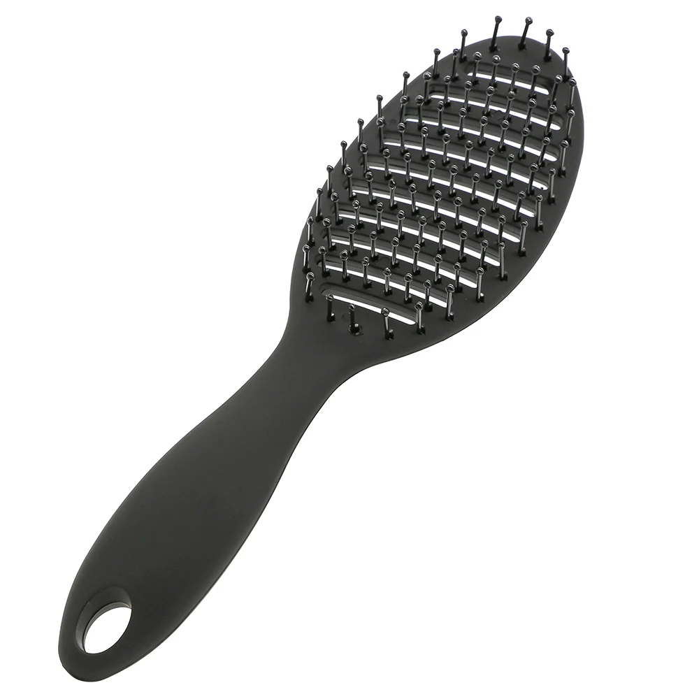 

Newest Ribs Comb Hairbrush Plastic Nylon Round Teeth Bent Comb Massage Hair Care Big Bent Comb For Hairdressing Tool