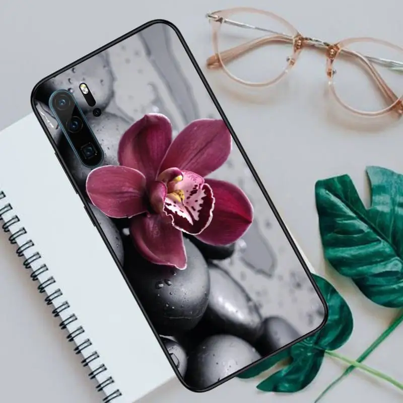 

Orchid Flowers art pattern Phone Cases For Huawei honor Mate P 10 20 30 40 Pro 10i 9 10 20 8 x Lite Luxury brand shell funda