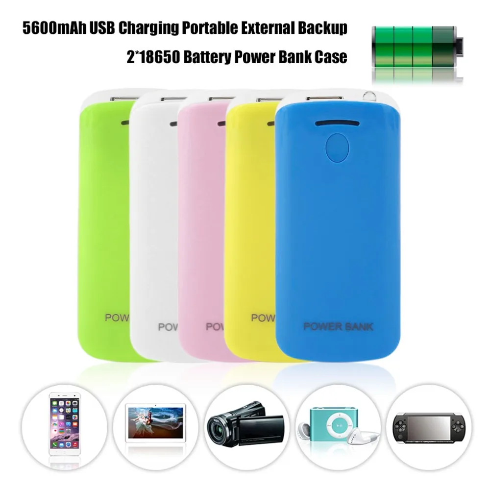 Креативный дизайн 5600mAh usb зарядка портативный внешний резервный аккумулятор