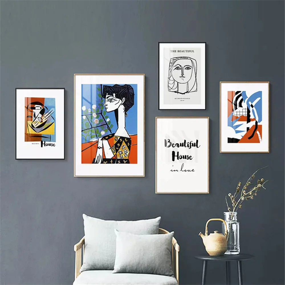 

Abstract Women Figure Wall Art Posters And Prints Quotes Canvas Painting Vintage Pictures Modern Living Room Home Decoration