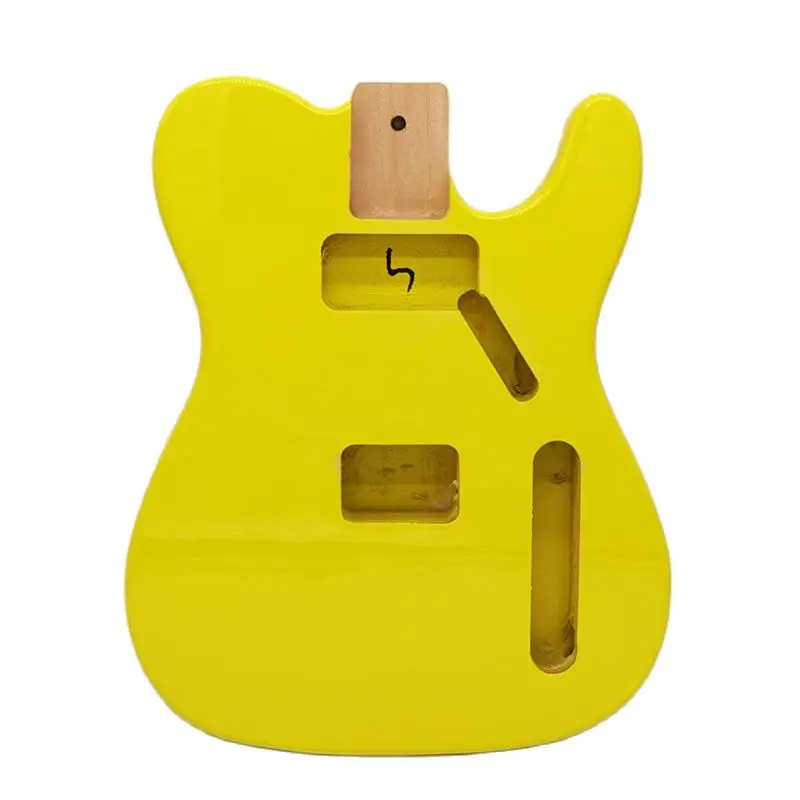 tl gitarre körper gelb tl elektrische gitarre körper tl körper pappel holz tele körper gitarre teil gitarre barrel für elektr