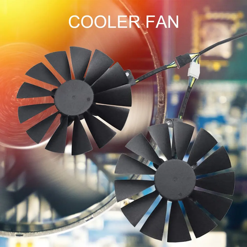 

T129215SM DC12V 0.25AMP Graphics / Video Card Cooler Fan FOR ASUS STRIX RX570 4G GAMINGGraphics Card Cooling Fan