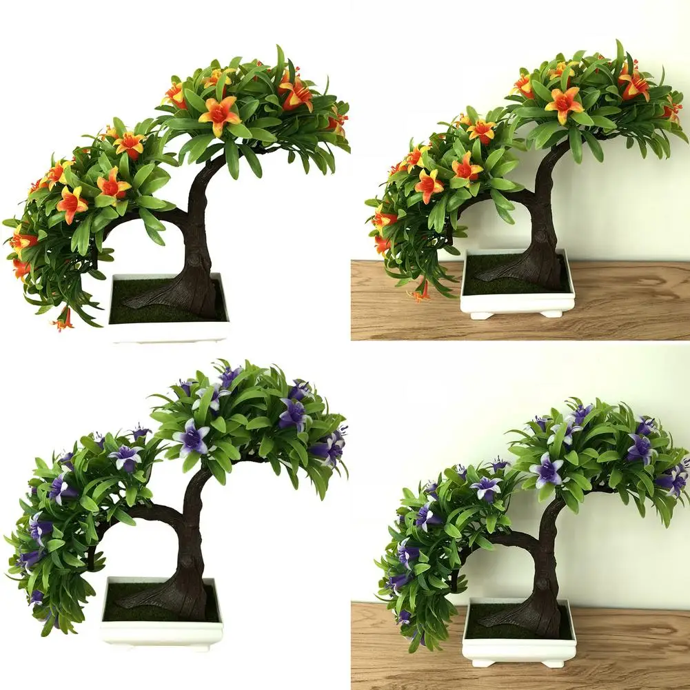 Моделирование лилии горшечные растения полимерный горшок Крытая столешница