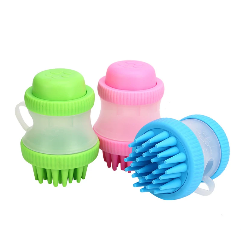 Новинка креативный силиконовый распылитель для собак и кошек щетка ванны мягкая