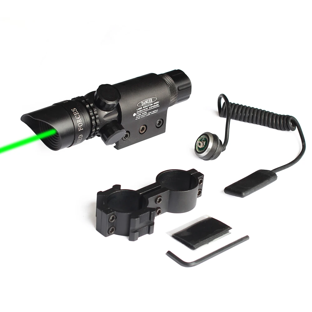 Тактический светильник для оружия красный/зеленый лазерный точечный прицел