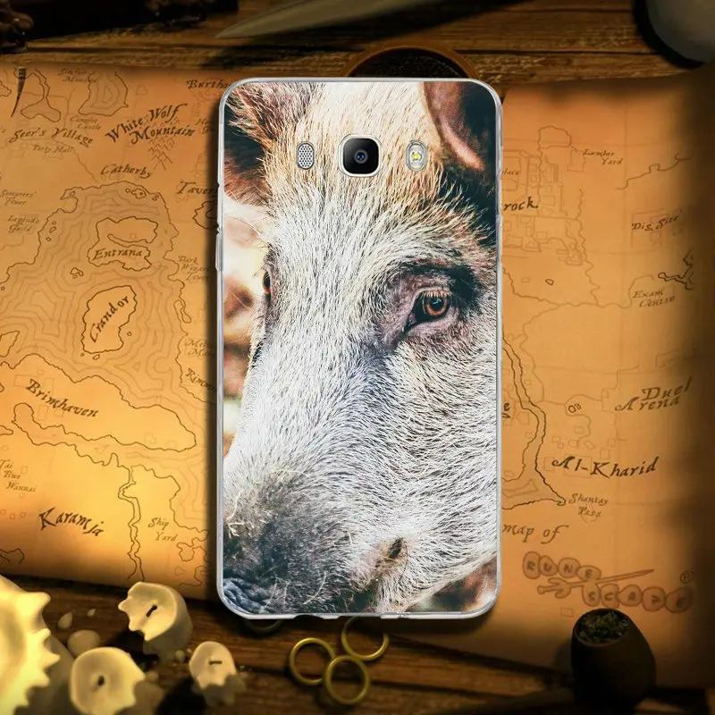 Дикий кабан животного Мягкий ТПУ силиконовый чехол для мобильного телефона samsung