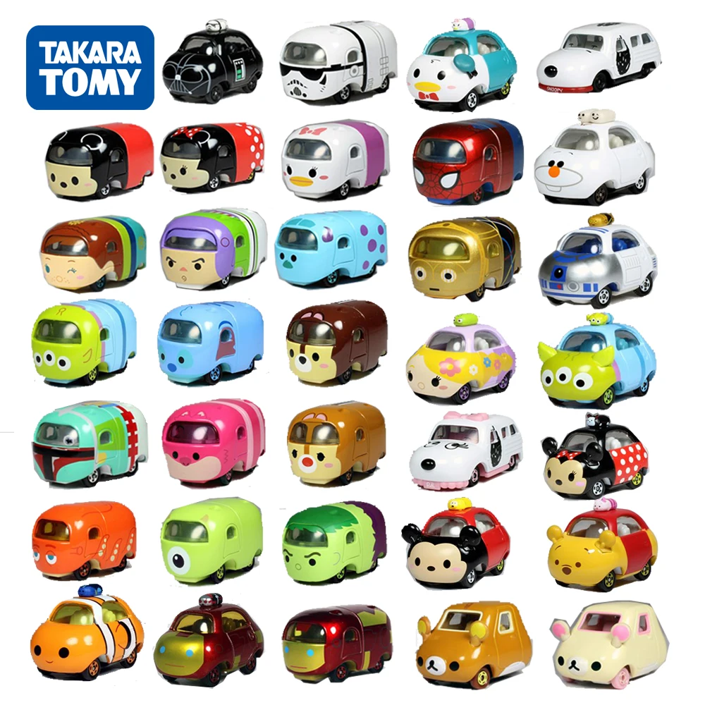 Takara Tomy автомобили Disney Микки и Минни Маус Мышь м/ф Винни Пуха медведь Железный