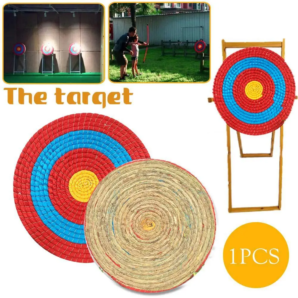 

Outdoor Round Archery Bow Straw Target Antique Style Slice Coiled Practice Shooting Dart Board club competition training supply