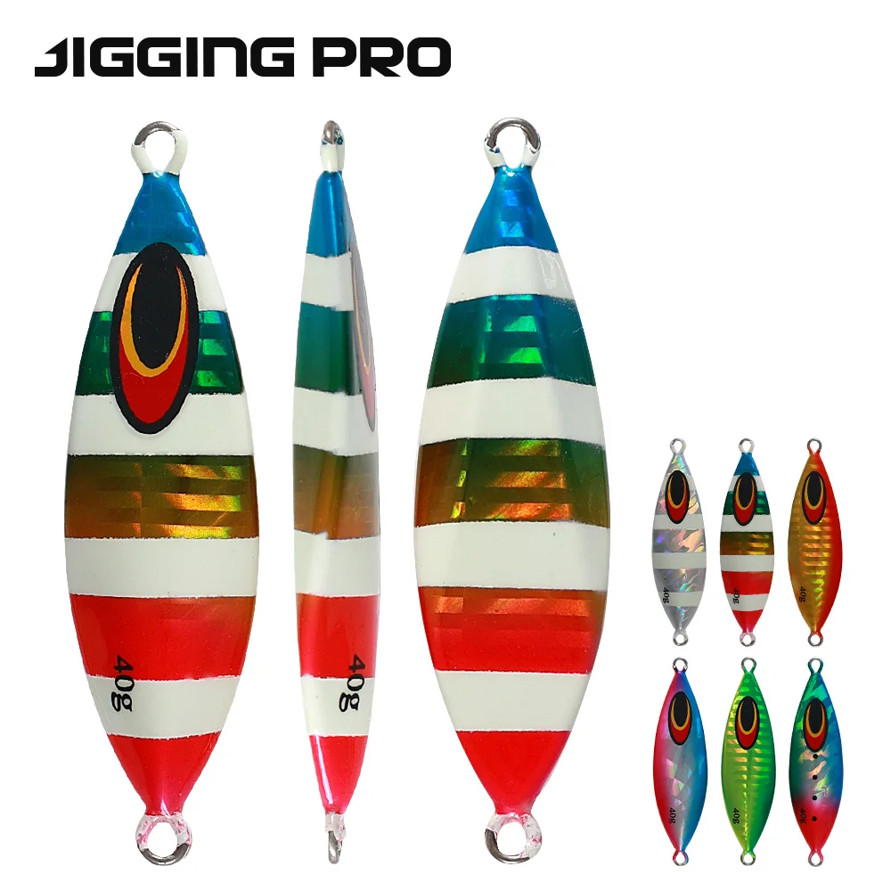 Jigging Pro 40 г 60 качающийся джиг для берега с медленным шагом джиггинга искусственная