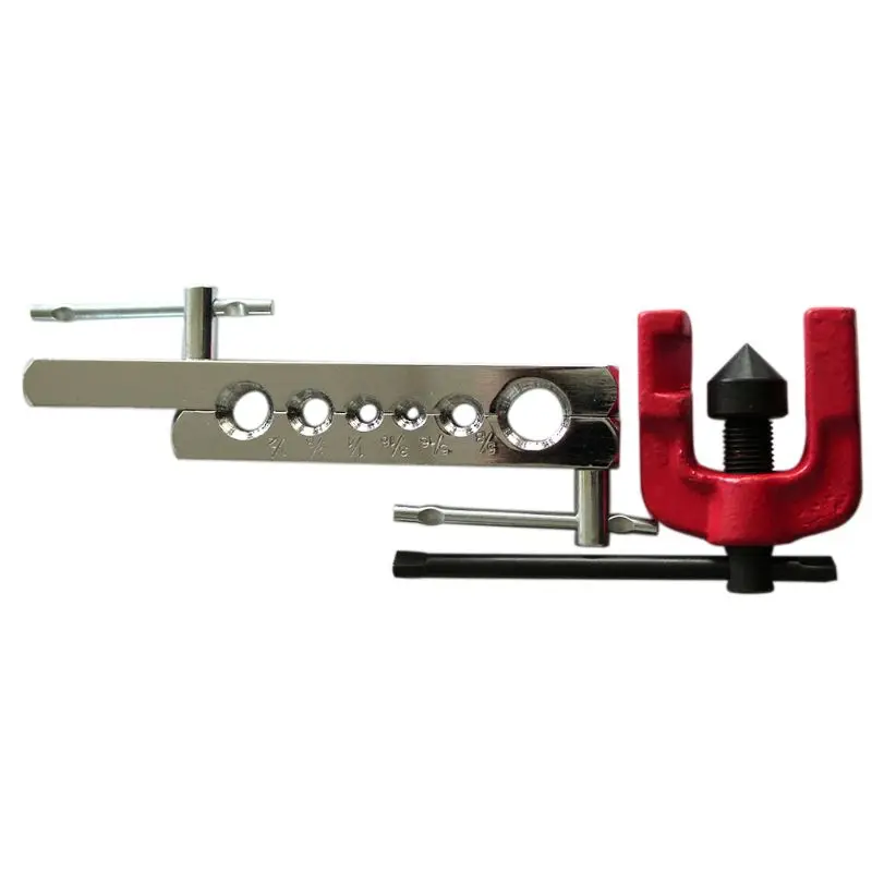 

CT-2020 Manual Copper Tube Expansion Reamer Water Gas Brake Line Application Tubing Eccentric Cone Type Flaring Tool Sets