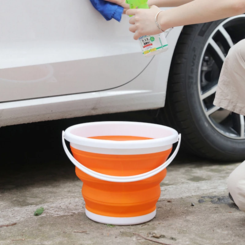 

10L/5L/3L/1.5L Folding Water Bucket Camping Kitchen Fishing Collapsible Colapible Bath Car Washing Travel Home Storage